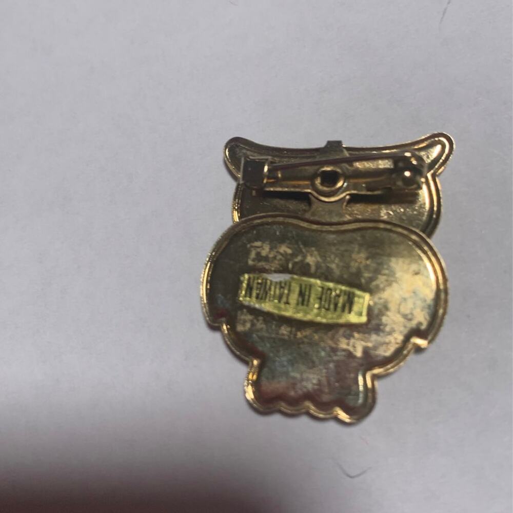 Multi-Color Owl Brooch - Picture 2 of 2